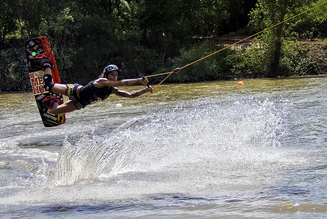  Testing the wakeboard 